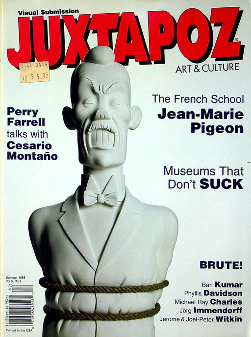 Juztapoz Magazine 1998 Vol 5 # 2 Perry Farrell, Jean-Marie Pigeon 1