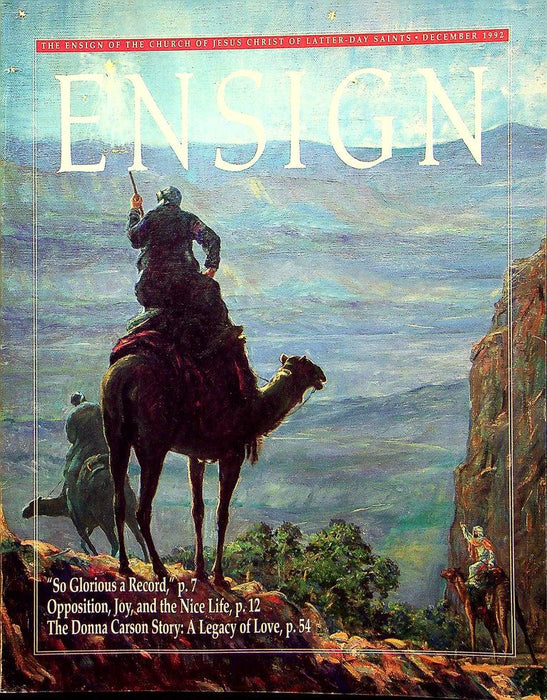Ensign Magazine December 1992 Vol 22 No 12 "So Glorious A Record" 1