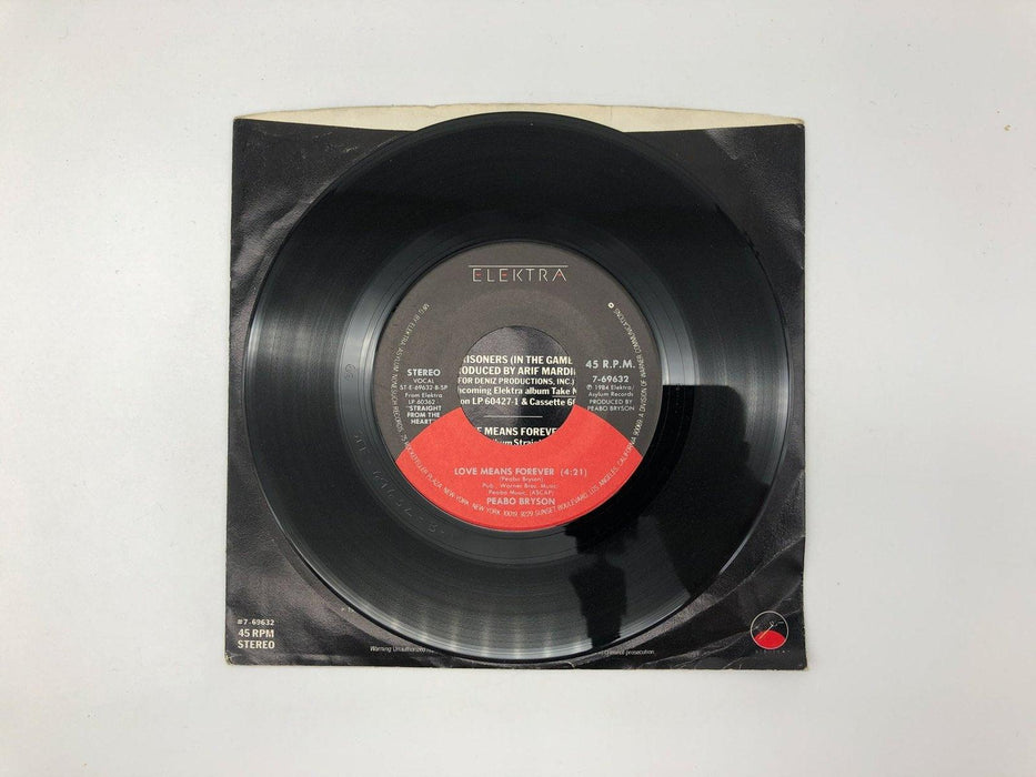 Peabo Bryson Take No Prisoners Record 45 RPM Single 7-69632 Elektra Records 1985 3