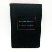 Watch On The Rhine Hardcover Lillian Hellman 1943 First Printing No Jacket Plays 1