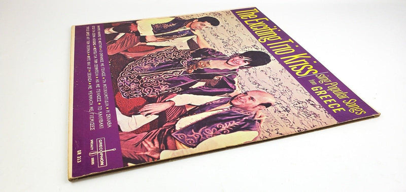 The Exciting Trio Kriss Sing Popular Songs From Greece 33 LP Record Grecophon 4