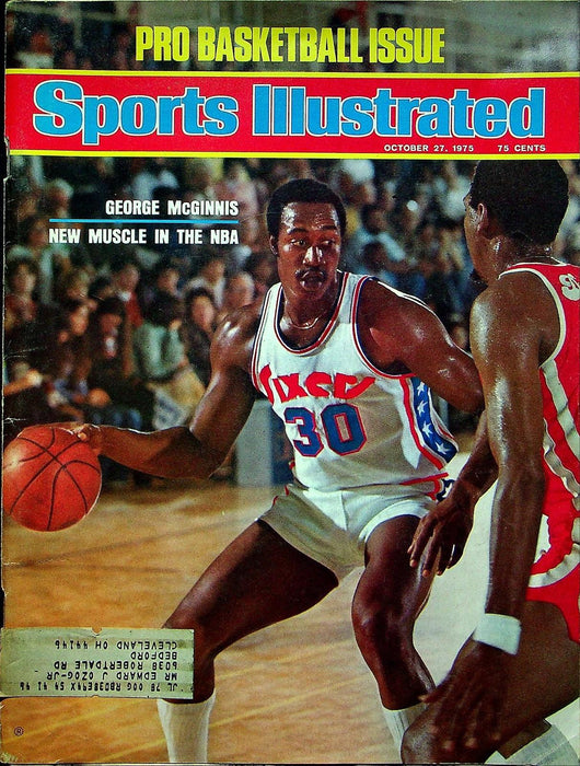 Sports Illustrated Magazine Oct 27 1975 Pro Basketball Issue George McGinnis