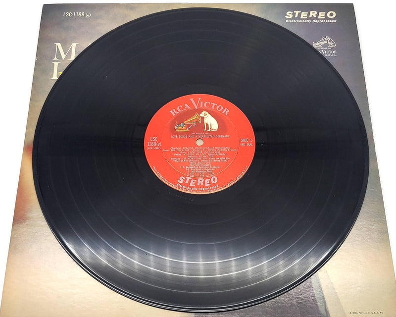 Mario Lanza Love Songs & A Neapolitan Serenade 33 RPM LP Record RCA 1962 5