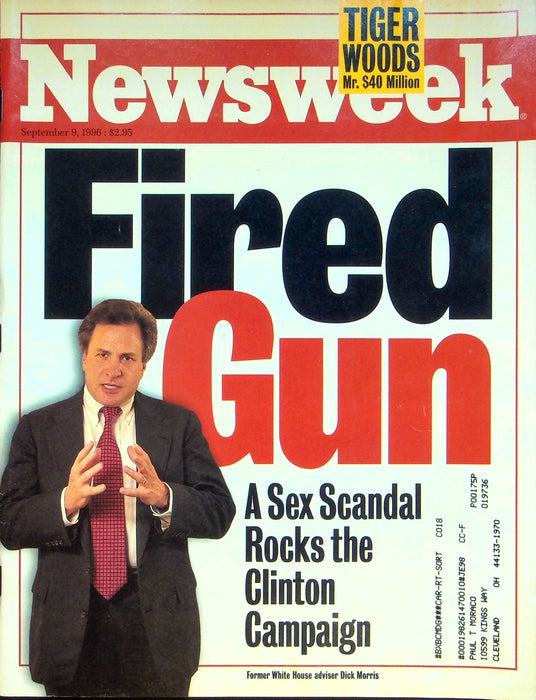 Newsweek Magazine September 9 1996 Bill Clinton Richard Morris Scandal Resigns