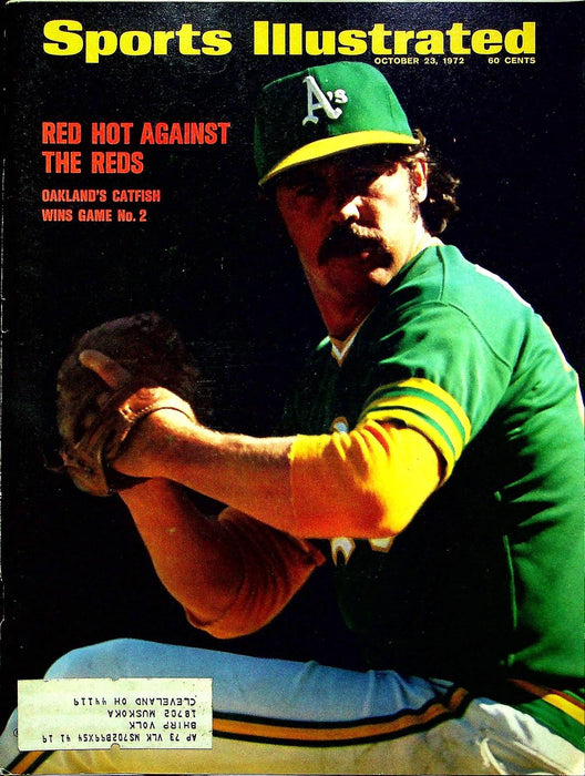 Sports Illustrated Magazine Oct 23 1972 Catfish Hunter Leads A's to beat Reds