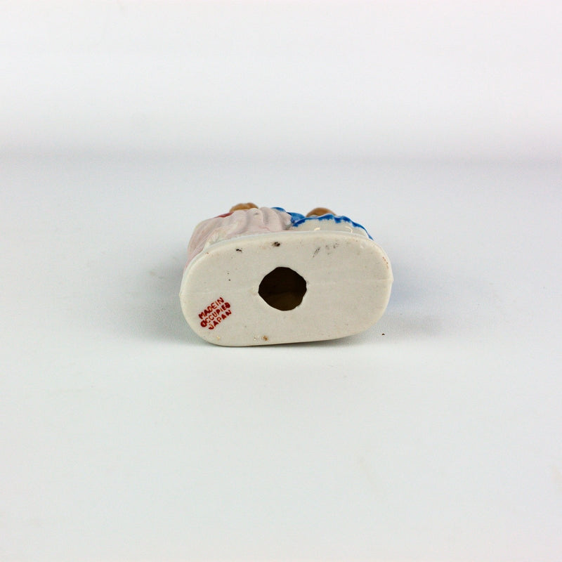 Occupied Japan Victorian Man Woman Couple Standing Figurine 4 Inches 5