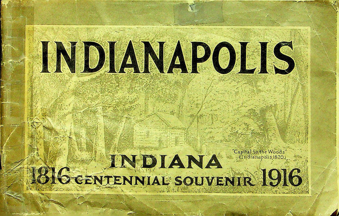 Indianapolis Indiana 1816 Centennial Souvenir 1916 Booklet Softcover Max Hyman