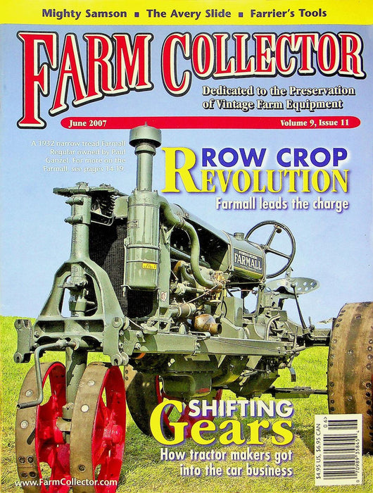 Farm Collector Magazine June 2007 Vol 9 # 11 Mighty Samson