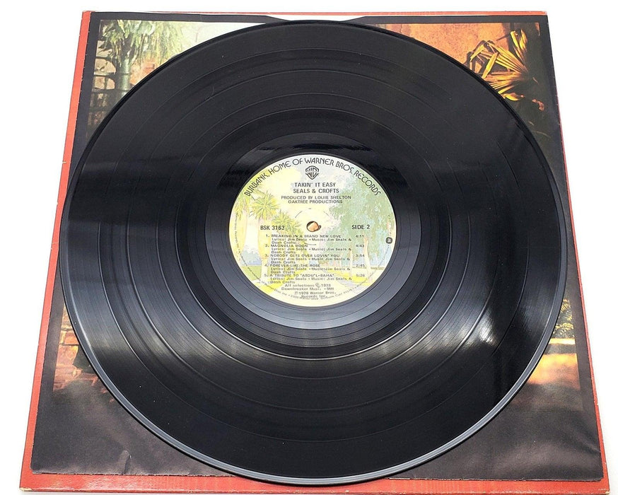 Seals & Crofts Takin' It Easy 33 RPM LP Record Warner Bros. 1978 BSK 3163 8