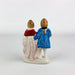 Occupied Japan Victorian Man Woman Couple Standing Figurine 4 Inches 3