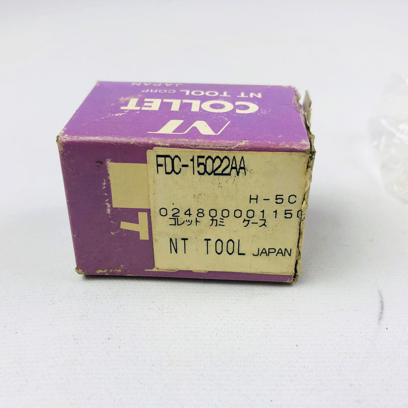 NT Tool FDC-15022AA Straight Coolant Collet 15MM FDC Fire Department Connection