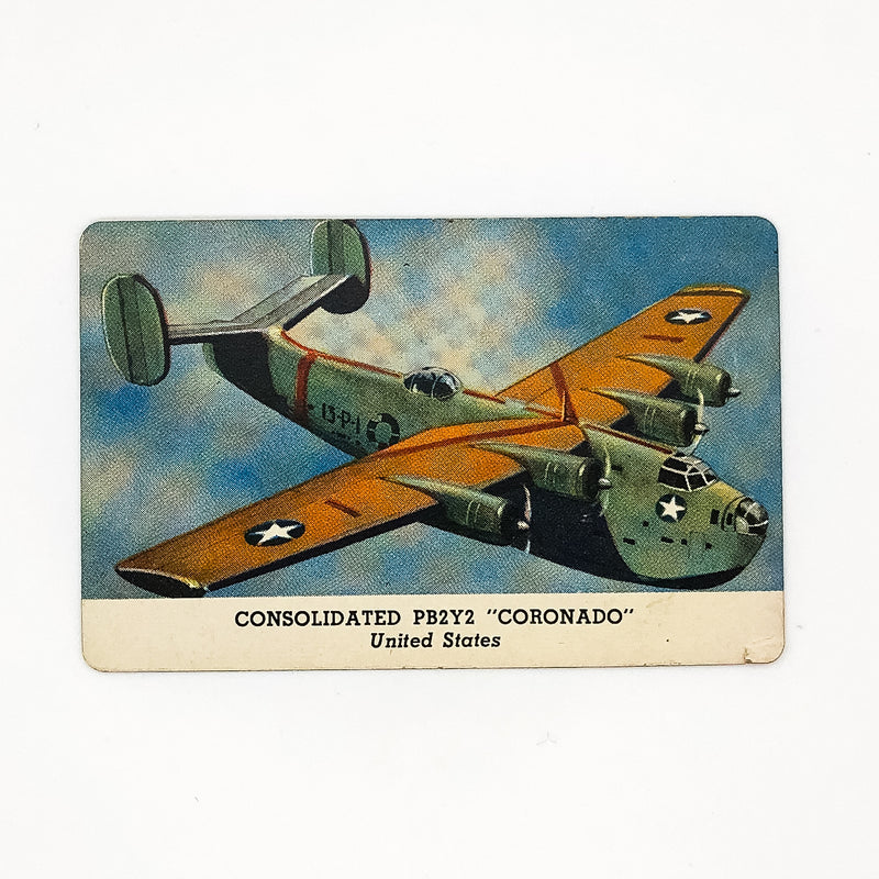 1940s Leaf Card-O Aeroplanes Card Consolidated PB2Y2 Coronado Series C US WW2 4