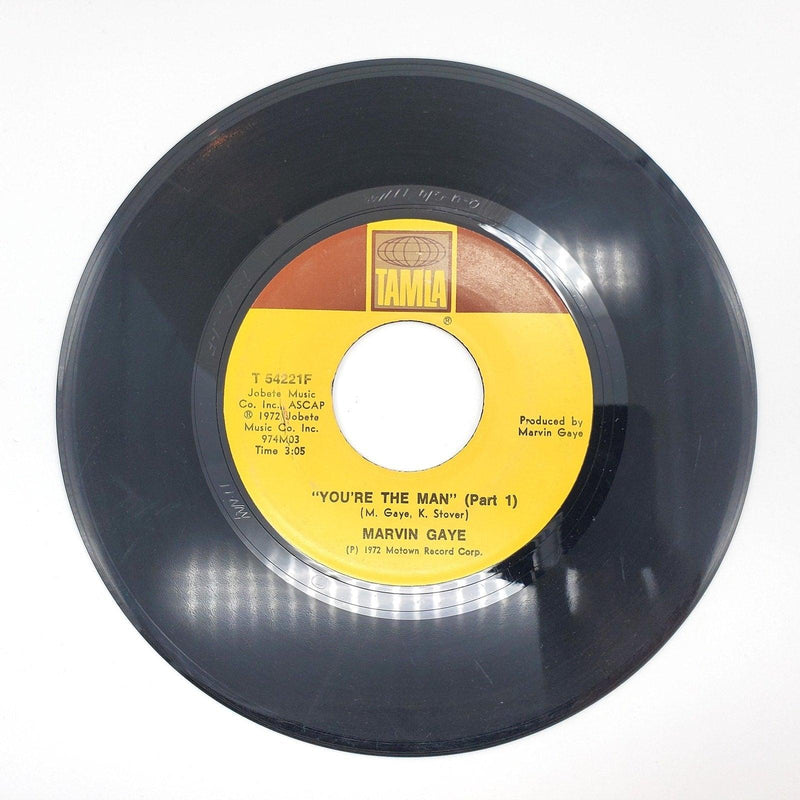Marvin Gaye You're The Man 45 RPM Single Record Tamla 1972 T 54221F 1