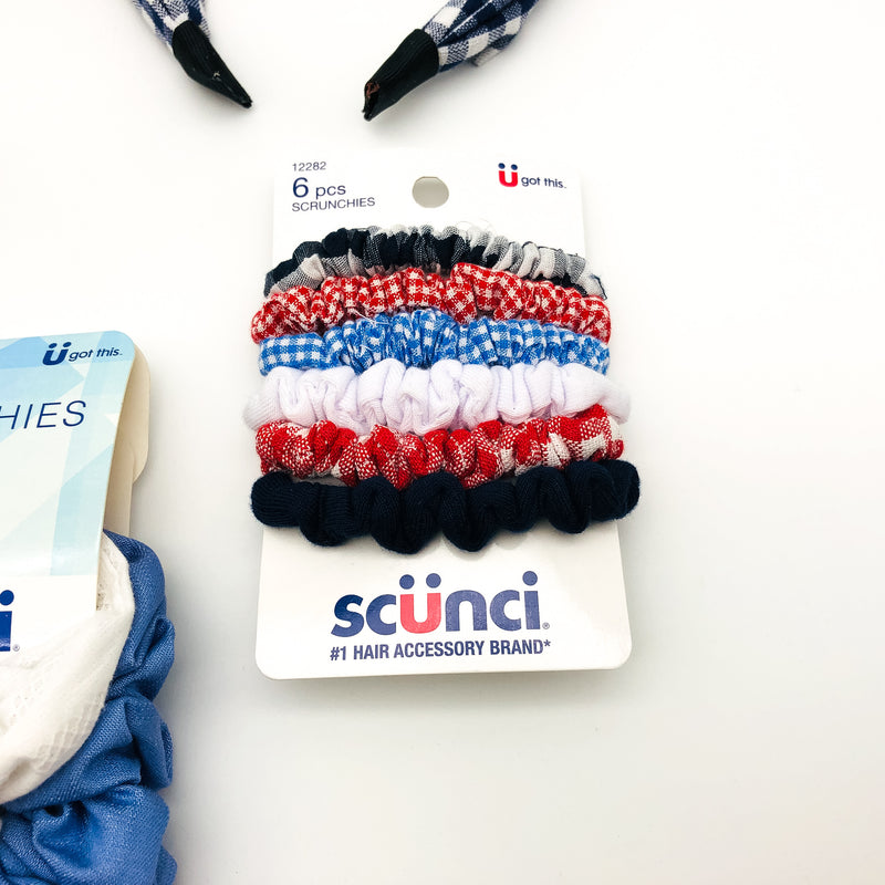 10-Piece Scunci Scrunchies Hair Ties Headbands Headwraps Light Summer Colors