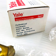 Yale 5237 Entry Door Knob Lockset Keyed Privacy Cylindrical US3 Brass Brandywine 2