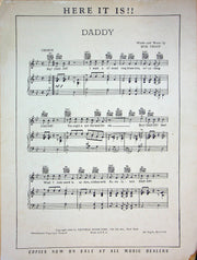 Until Tomorrow Sheet Music Sammy Kaye Piano Vocal 1940 WW2 Song Republic 4