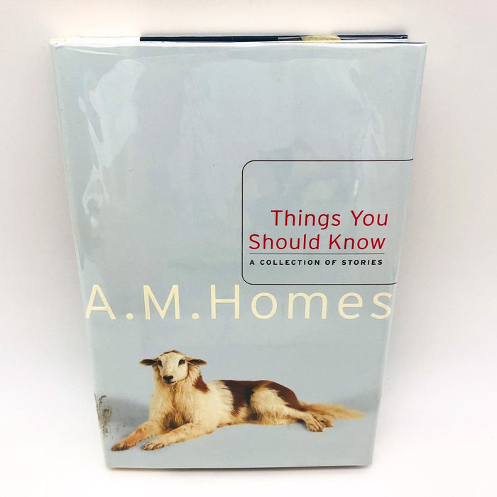 Things You Should Know Hardcover A. M. Homes 2002 USA Social Life Customs Ex Lib 1