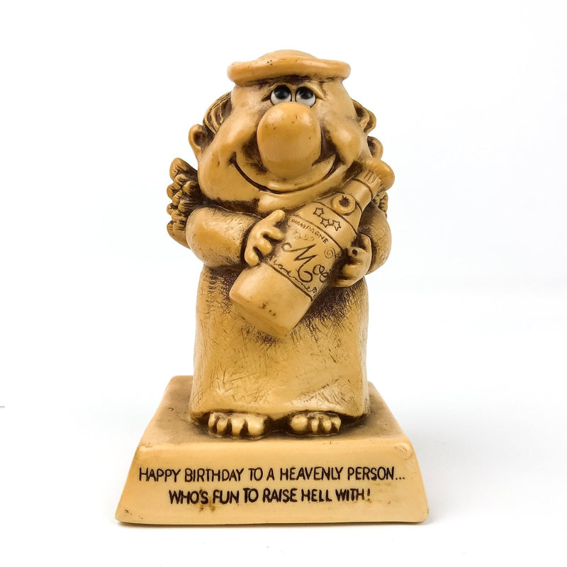 Russ Berrie Co. Figurine Old Man Angel Wings Happy Birthday 718 Heavenly Person 2