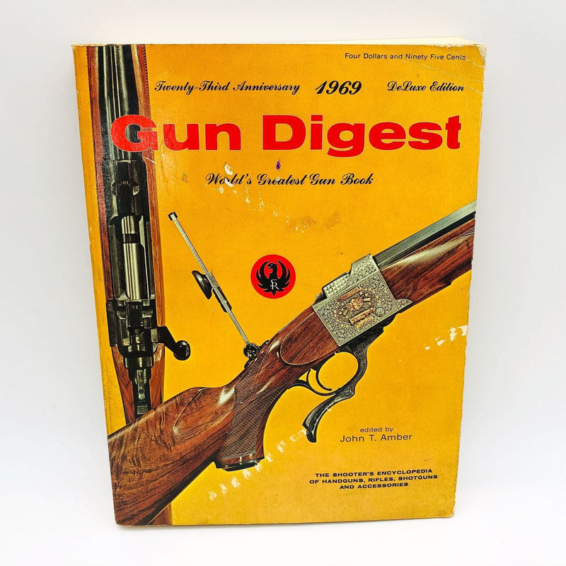 Gun Digest Paperback John Amber 1968 23rd Edition 1969 Shooters Encyclopedia 1