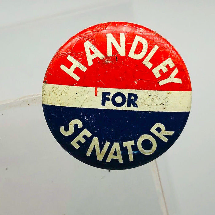 Harold Handley For Senator Button Pin .75" Indiana Political Campaign Union 16