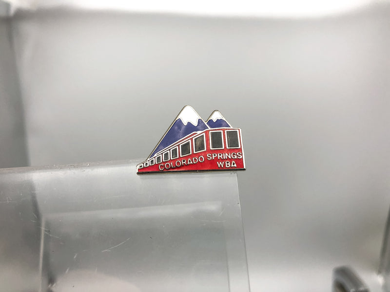 Womens Bowling Association Lapel Pin Pinback Colorado Springs Train Pikes Peak