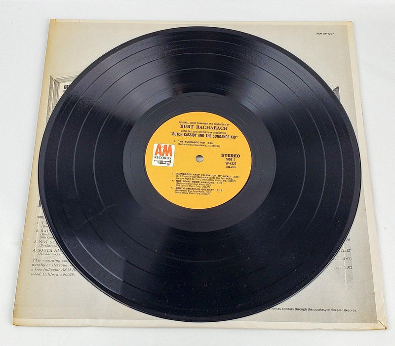 Burt Bacharach Butch Cassidy And The Sundance Kid Record 33 RPM LP A&M 1969 4