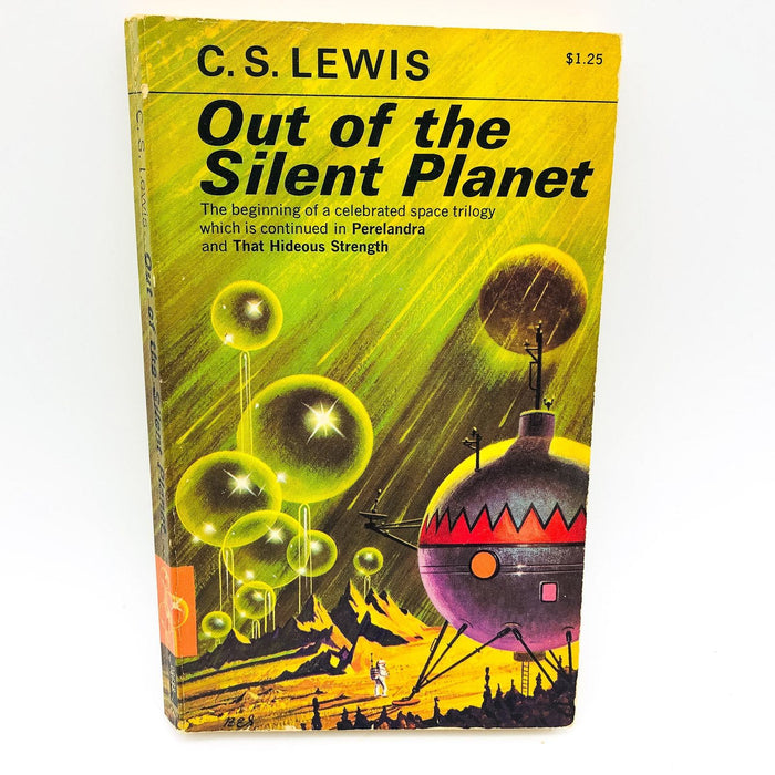 Out Of The Silent Planet Paperback C. S. Lewis 1974 Beginning Book Space Trilogy 1