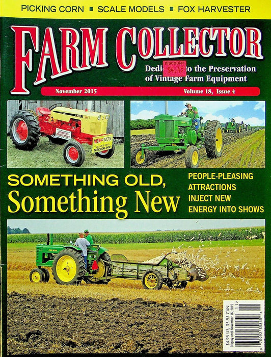 Farm Collector Magazine November 2015 Vol 18 # 4 Something Old Something New