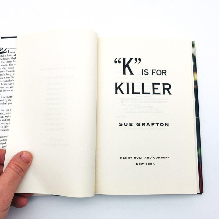 K Is For Killer Hardcover Sue Grafton 1994 Kinsey Millhone PI 1st Edition 7