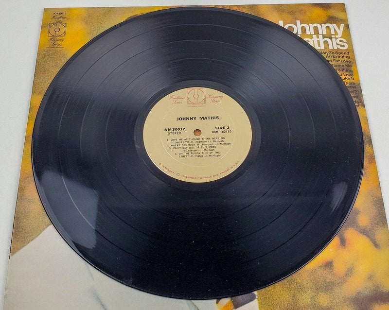 Johnny Mathis Self Titled 33 RPM LP Record Harmony Records 1970 6