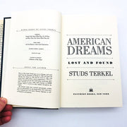 American Dreams Lost And Found Hardcover Studs Terkel 1980 National Interviews 8