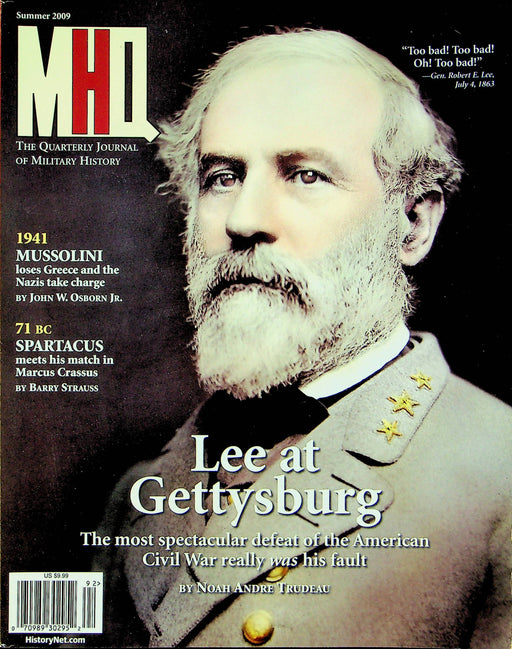 MHQ Military History Magazine Spring 2009 Mussolini Loses Greece Barrens Battle 1