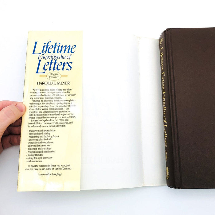 Lifetime Encyclopedia Of Letters Hardcover Harold E Meyer 1992 Professional 6