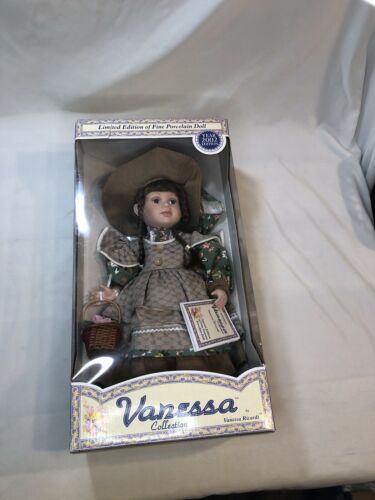 Vanessa Ricardi Fine Porcelain Doll 2002 New In Box Limited Edition Certificate