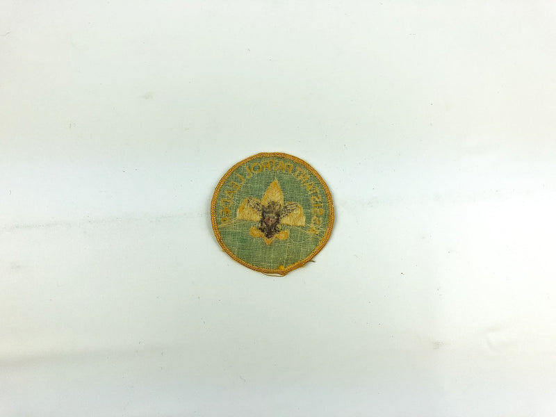 Vintage Boy Scouts Assistant Patrol Leader Patch Emblem Eagle 3 Star Embroidered 3