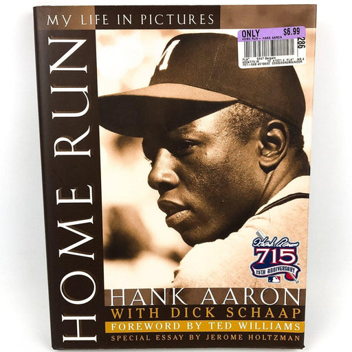 Hank Aaron My Life in Pictures Home Run Hardcover Dick Schaap 1999 Coffee Table 1