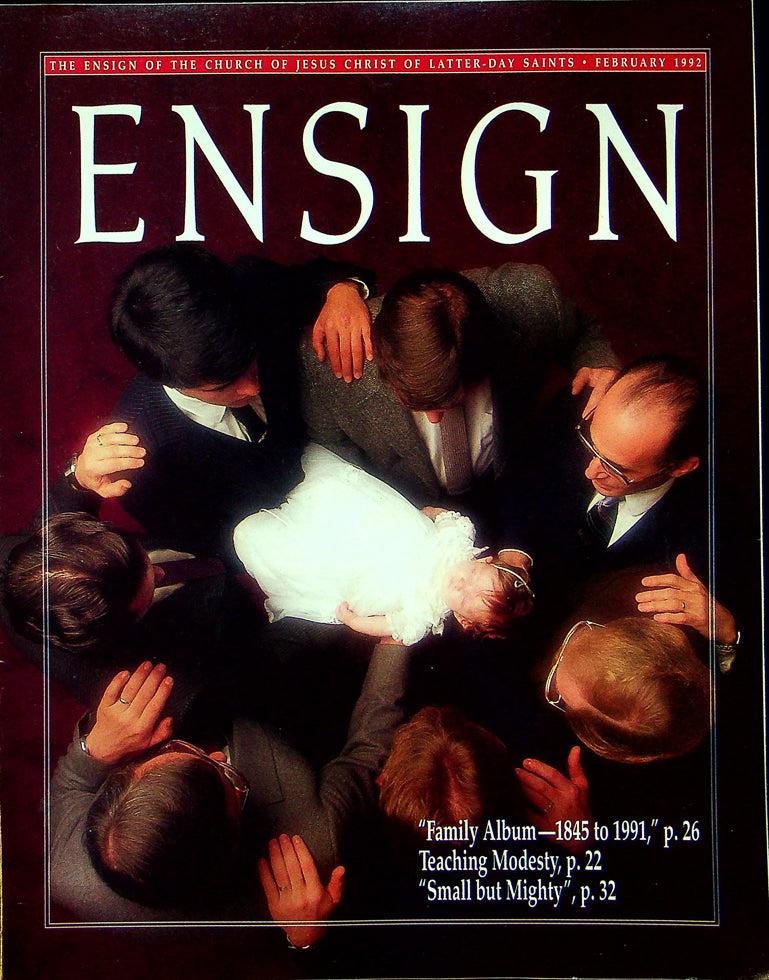 Ensign Magazine February 1992 Vol 22 No 2 Family Album- 1845 To 1991 1