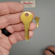 5x Yale RB1019 Key Blanks F9L Keyway Brass 4 Pin NOS 1
