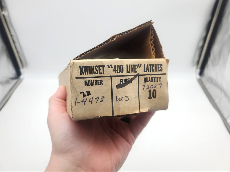 2x Kwikset Deadbolt Lock Bolt 4478 Brass for 400 Line Deadbolts 2-3/8" BS