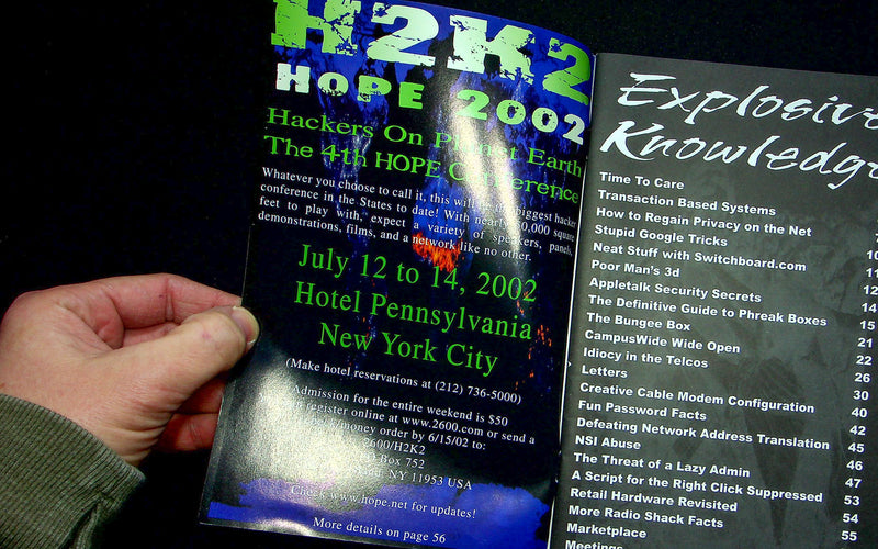 The Hacker Quarterly Magazine Spring 2002 Internet News Computer Underground