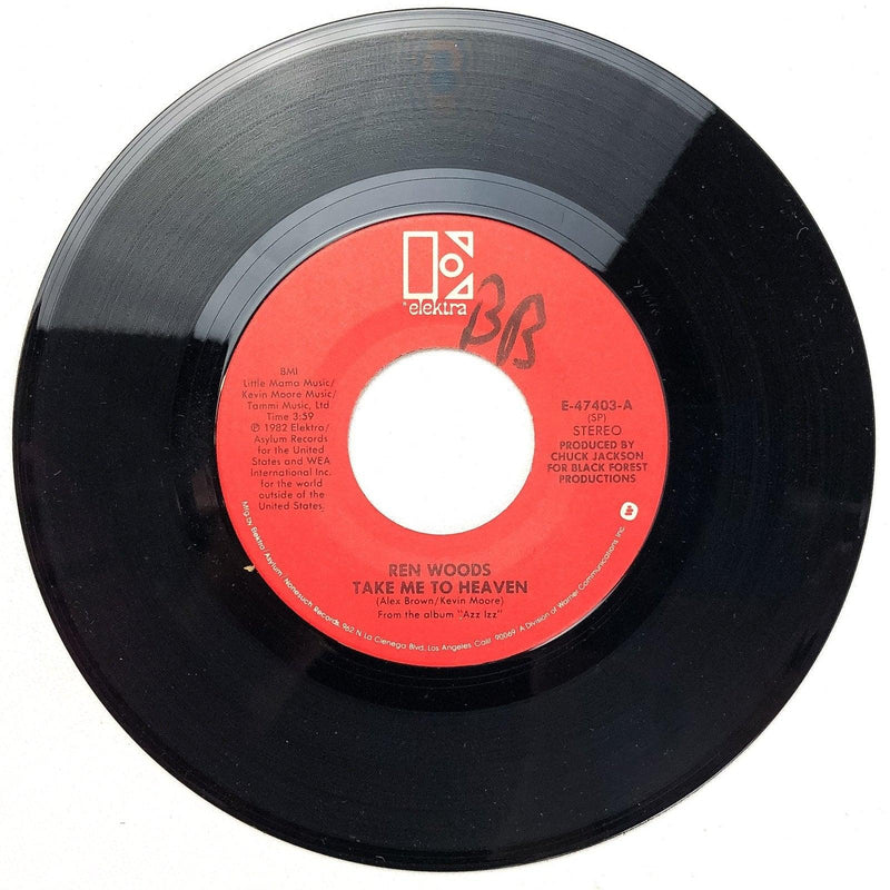 Ren Woods 45 RPM 7" Record Take Me To Heaven / You Are the One Elektra E-47403 2