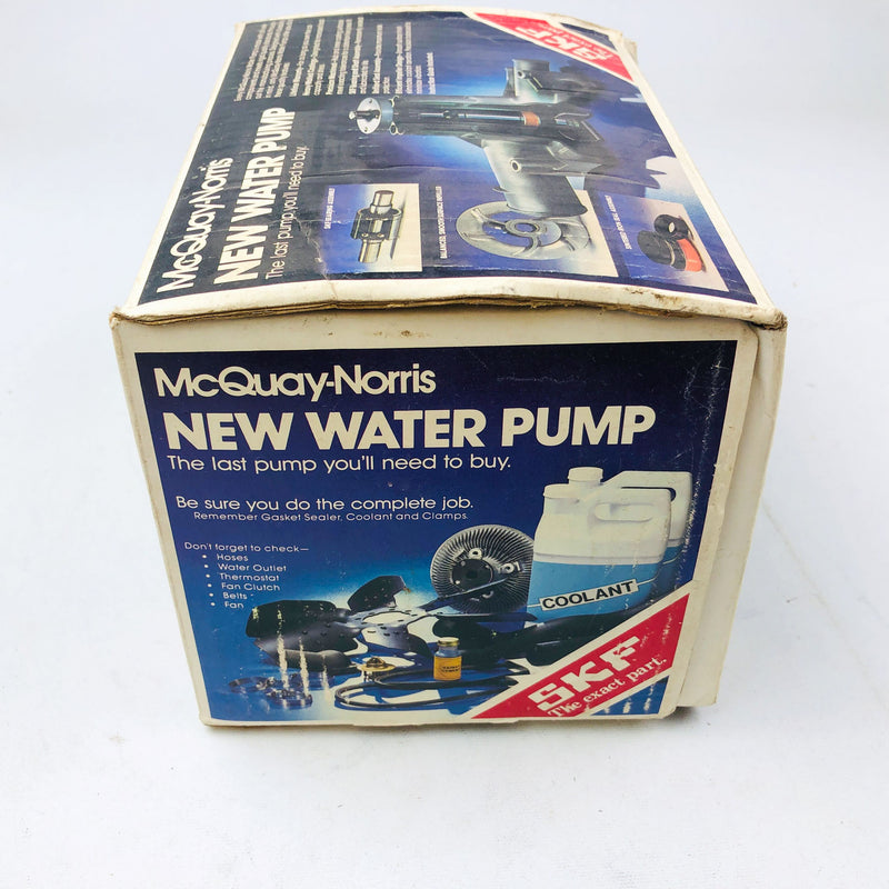 McQuay Norris PC-583 Water Pump For 1990 Jeep Cherokee 2.5L L4 New NOS J8134321