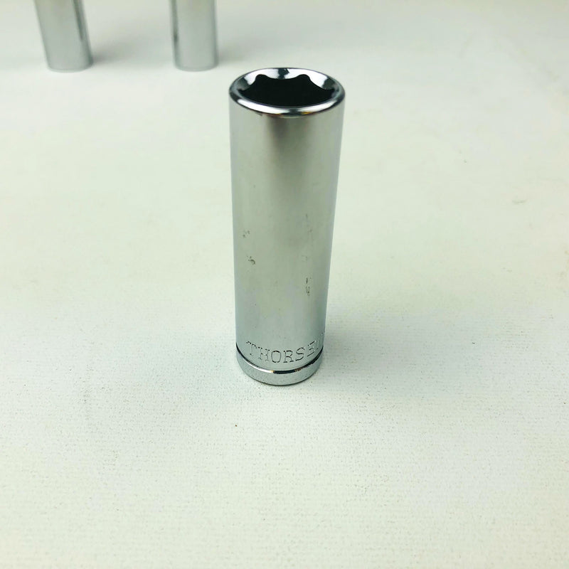 3ct 14mm Deep Socket 3/8 Drive 6 Point Metric Chrome Vanadium Thorsen 61314 New