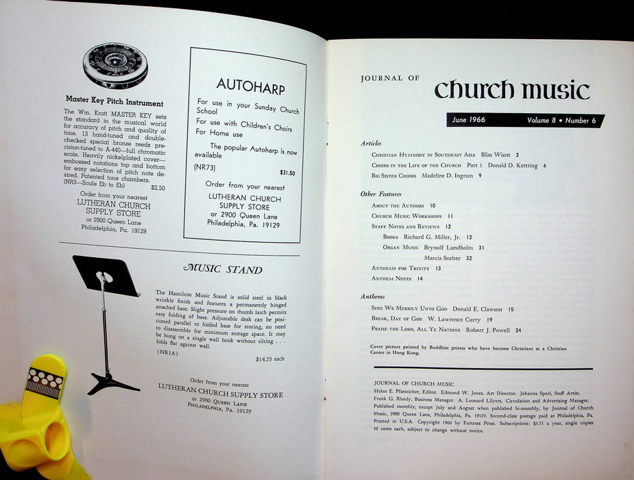 Journal of Church Music Magazine Jun 1966 Christian Hymnody in Southeast Asia 4