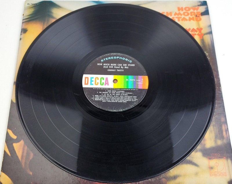 Conway Twitty How Much More Can She Stand 33 RPM LP Record Decca 1971 DL 75276 6