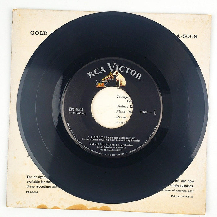 Glenn Miller Self Titled Elmer's Tune Record 45 RPM EP EPA-5008 RCA Victor 1957 3