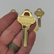 Schlage Everest 35-007 C124 Key Blanks Nickel Silver 6 Pin Lot Of 5 NOS 2