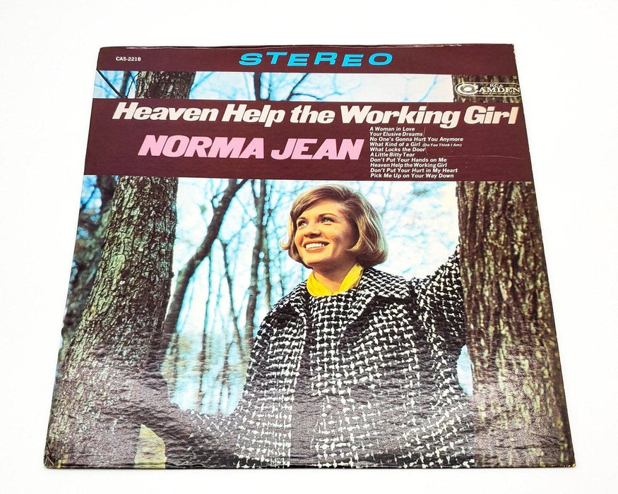 Norma Jean Heaven Help The Working Girl 33 RPM LP Record RCA 1968 CAS 2218 1