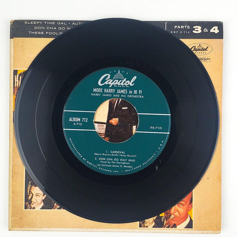 More Harry James in Hi-Fi Part 3 & 4 Record 45 RPM Double EP Capitol Records 5