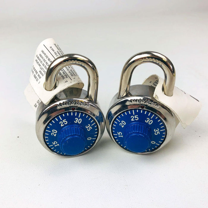 2ct American Lock Co Combination Padlock Combo Model A400K 411 Vintage New NOS 1